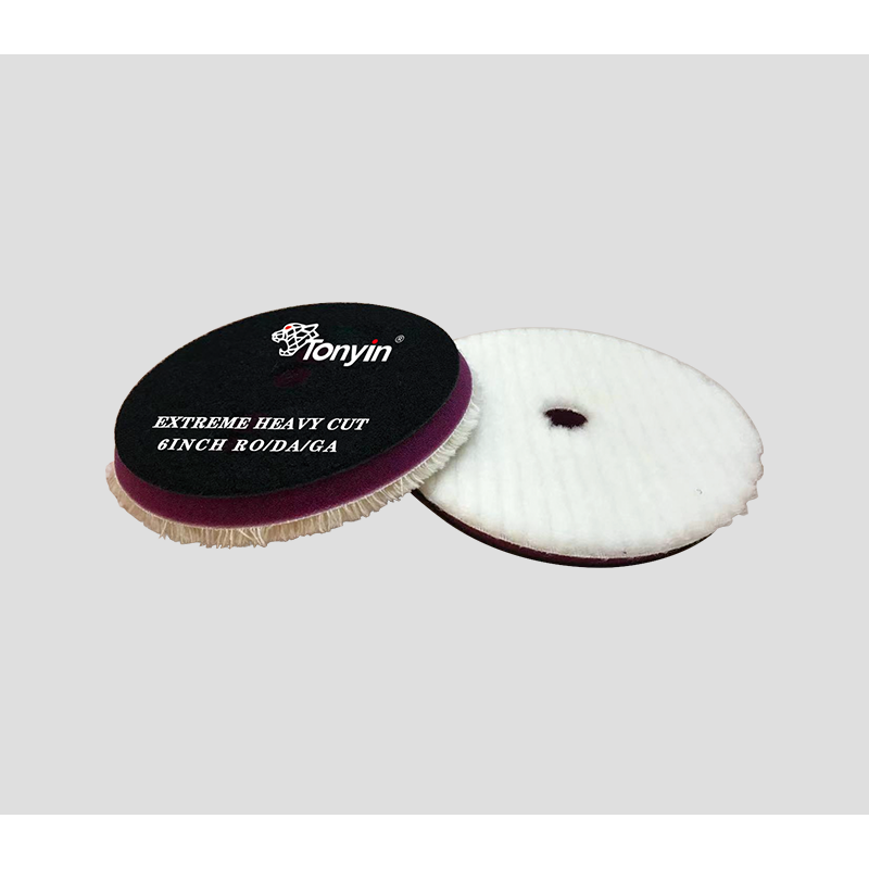 WOOL POLISH PAD 6" ( EXTREME HEAVY CUT )