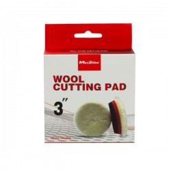 MAXSHINE PREMIUM WOOL CUTTING PAD 3"