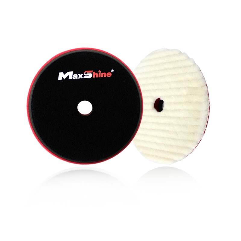 MAXSHINE WOOL CUTTING PAD 6"