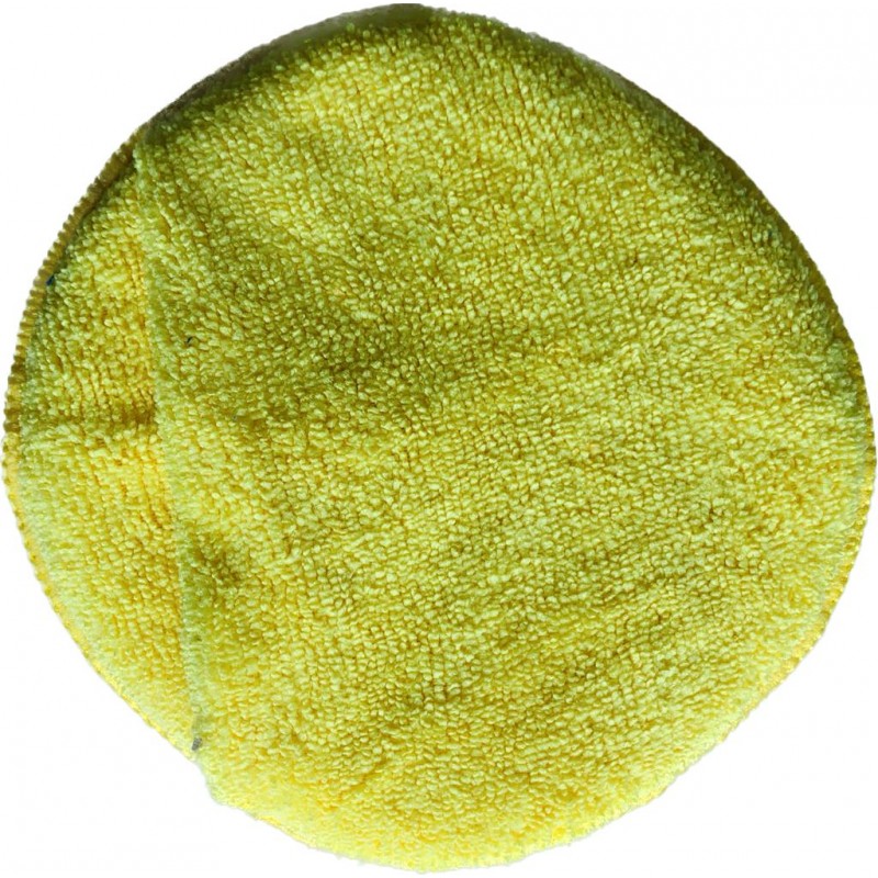 CAR WAX POLISHING MICROFIBER SPONGE PAD WITH POCKET 6"